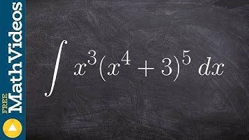 Learn how to use u substitution to integrate a polynomial