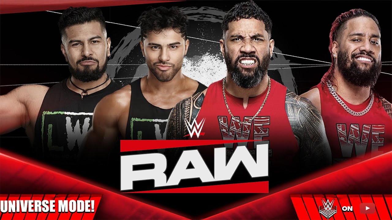 FULL MATCH: The Uso's vs The LWO (RAW S4, E2)