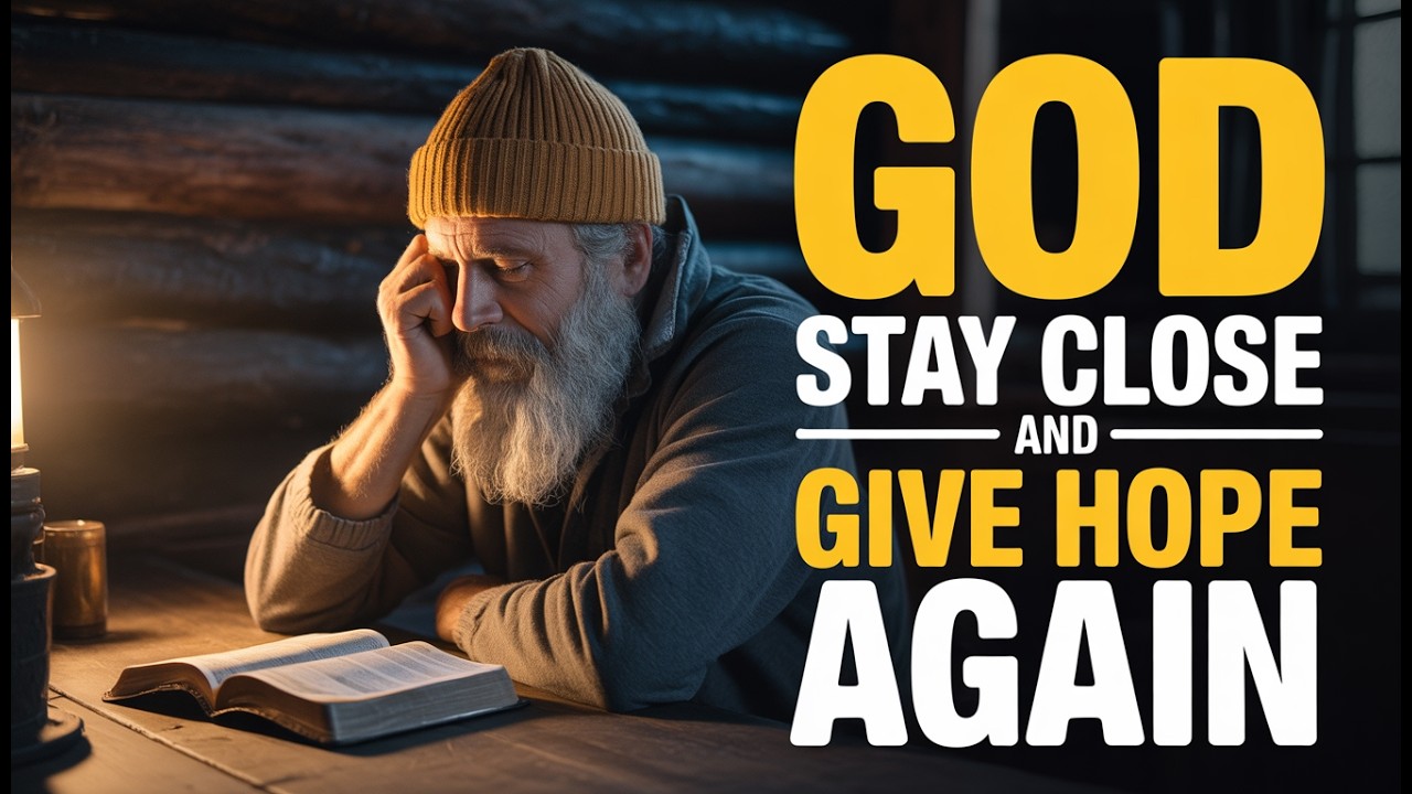 GOD stay CLOSE to me and CLEAR my THOUGHTS and give HOPE again