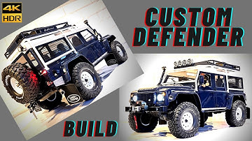 TRX-4 DEFENDER D110 Custom Painted Rc Body - Interior - Scale Accessories