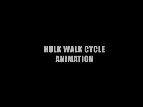 Hulk WalkCycle Animation