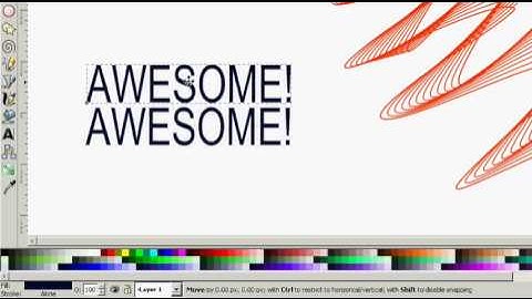 Inkscape: "AWESOME LINES AND INTERPOLATION" Tutorial #20