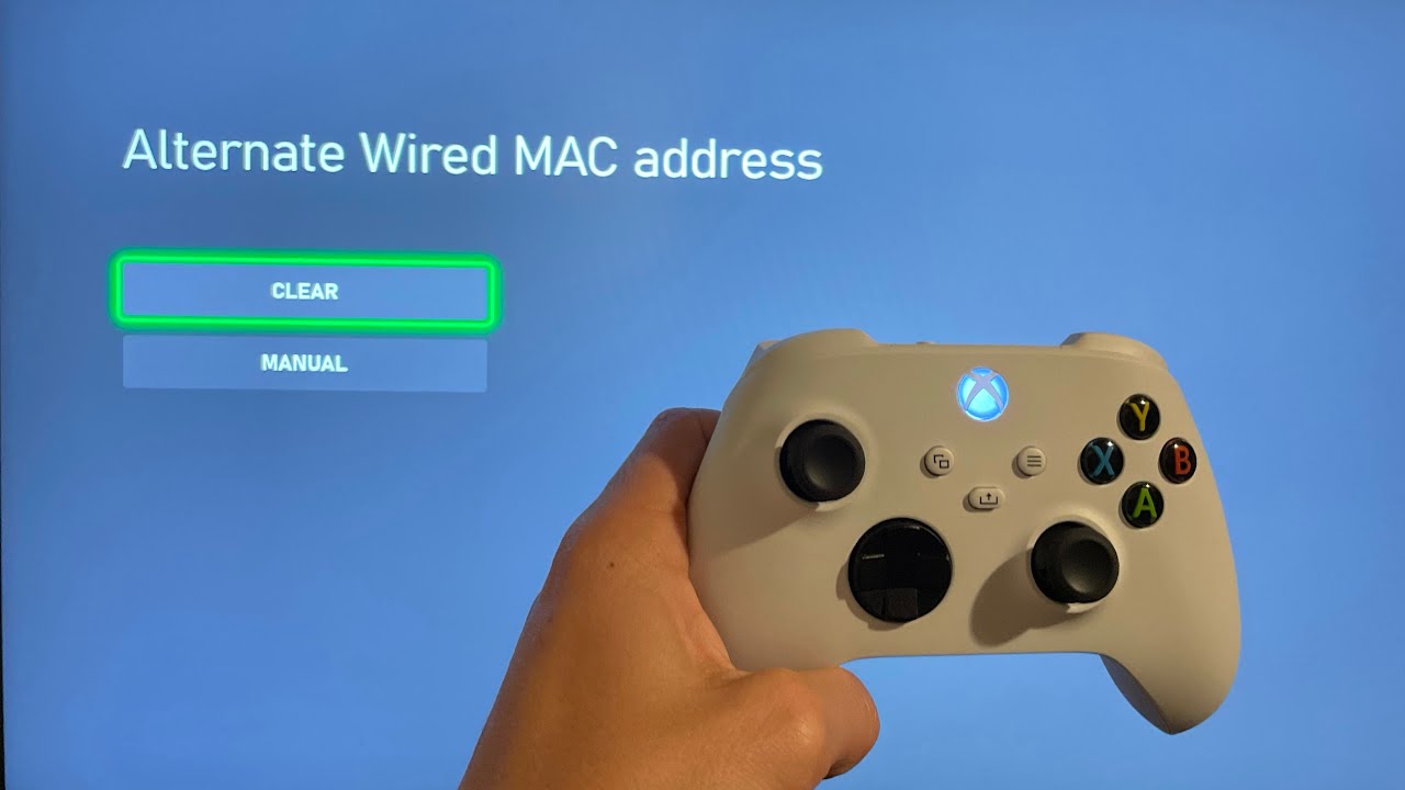 find out the mac address for an xbox