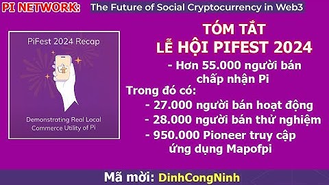 Pi Network: Tóm tắt lễ hội PiFest 2024 - Lễ hội thương mại, trao đổi Pi với hàng hóa sản phẩm