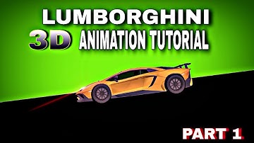 Prizma3d Car Animation Tutorial lumborghini  #prizma3d #caranimation #3danimation