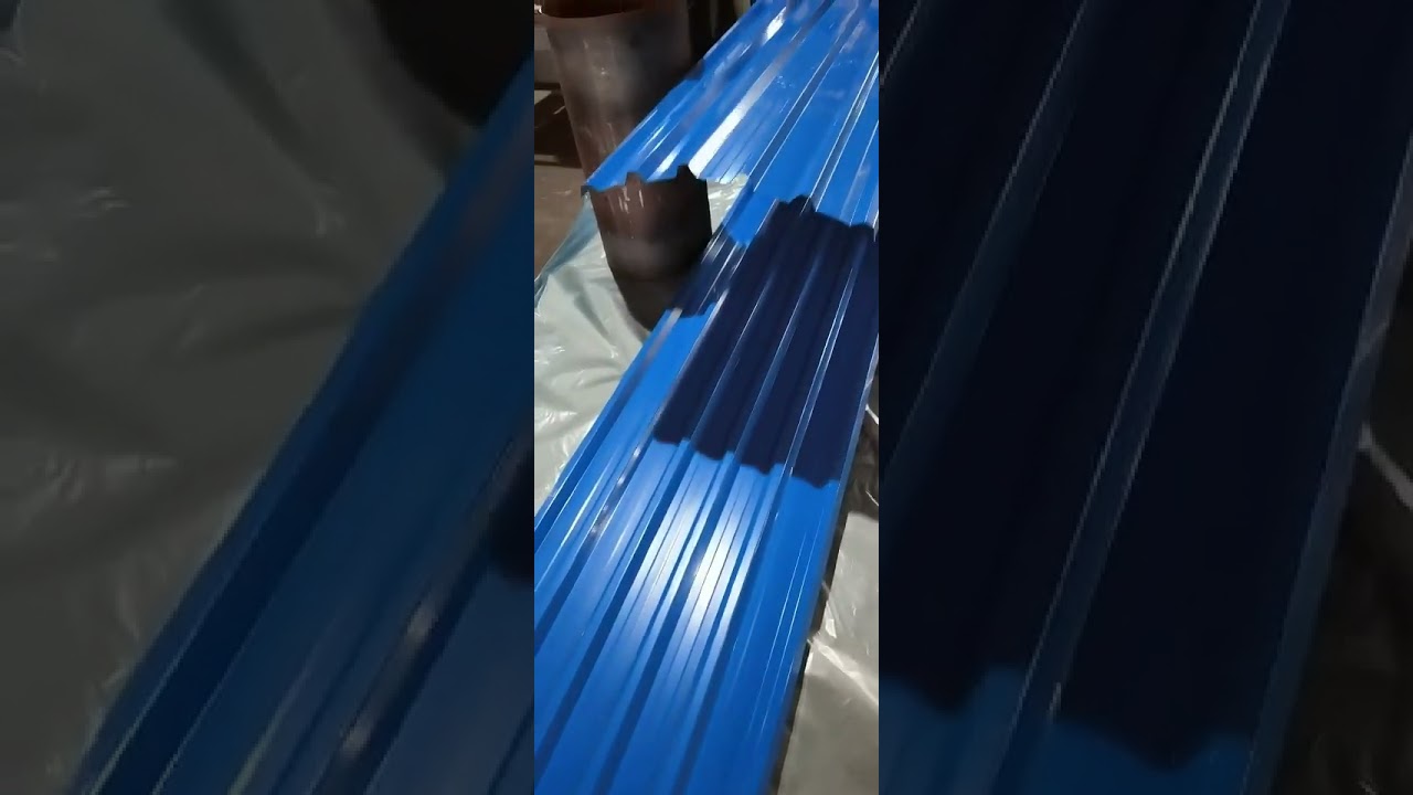 High quality galvanized colour coated corrugated steel roofing sheet metal tin roofing sheets