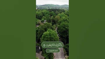 أداء وترتيل جميل للقارئ أحمد النفيس || أفحسبتم أنما خلقناكم عبثا