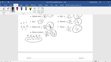 Day 6 Probability Fundamentals HW Video
