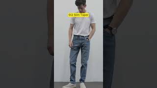 Every Levi&#39;s Jeans Fit Compared #levis #jeans #levis501 #mensfashion