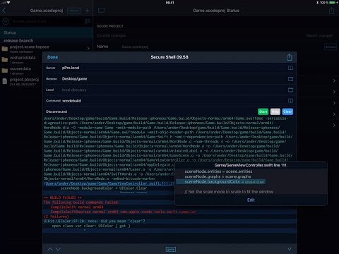 SSH Command in Working Copy