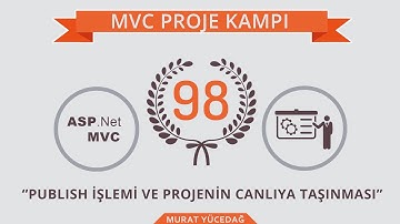 Mvc Proje Kampı 98 Publish İşlemi ve Projenin Canlıya Taşınması