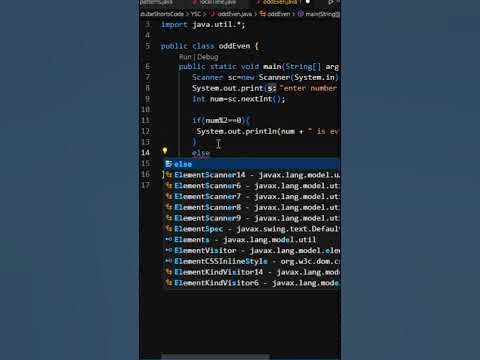 Check the number Odd or Even Java | #2023 #java #shorts #programmer ...