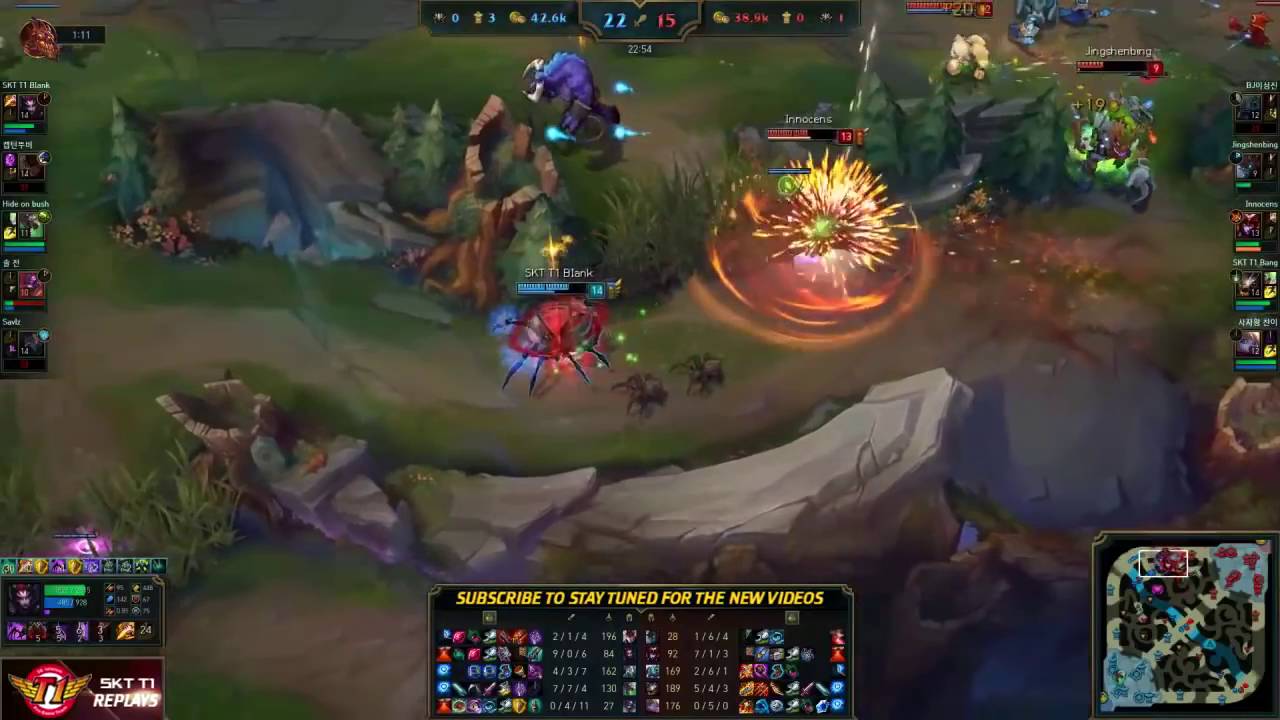 SKT T1 Blank   Elise Jungle ► S6 Ranked Challenger Korea HIGHLIGHTS