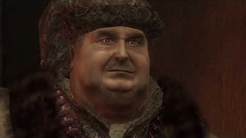 Witcher 1 hilarious dialogue with Leuvaarden