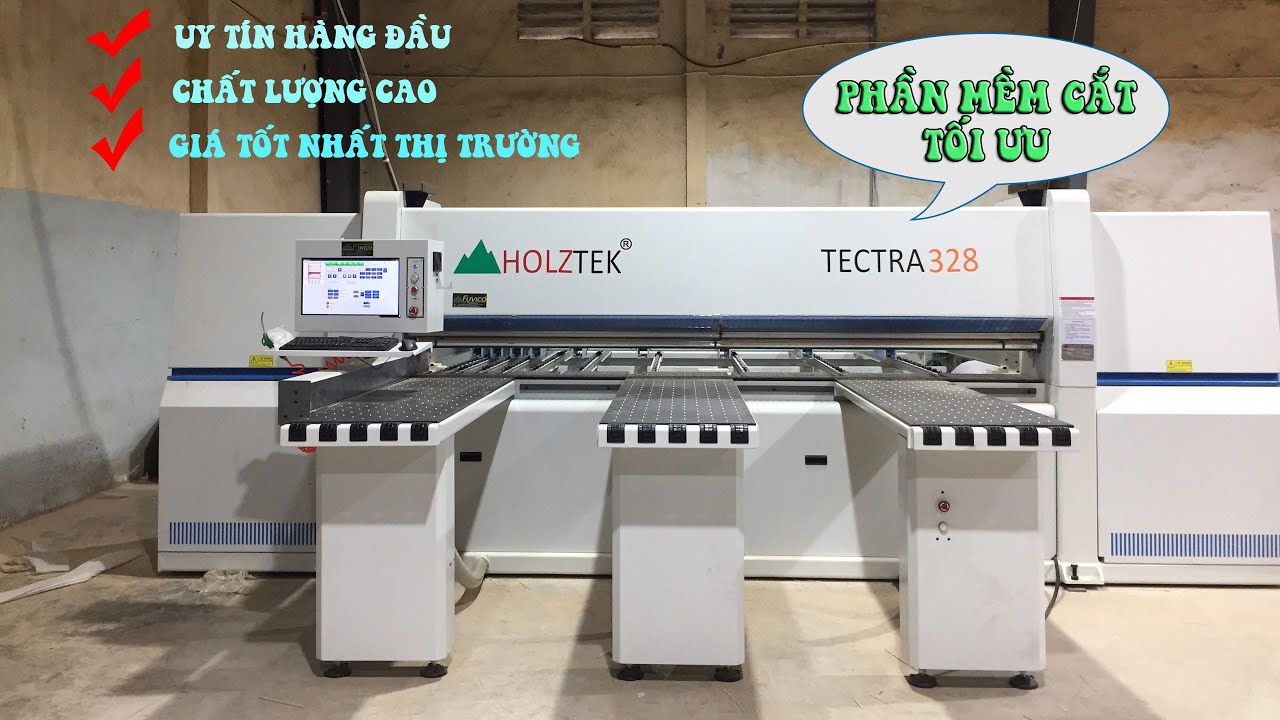 HOLZTEK. MÁY CƯA PANEL SAW CNC OPTIMIZE TECTRA 328 ( CÓ PHẦN MỀM CẮT TỐI ƯU )