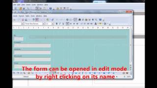 Open Office Form Create And Edit