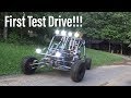 Honda VF 1000 buggy build part 13. test drive