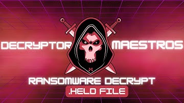 HELD Virus (.held files) Ransomware Removal and Recover Files Guide