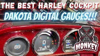 The BEST Harley-Davidson Cockpit - Custom Gauges by Dakota Digital! These things are amazing!