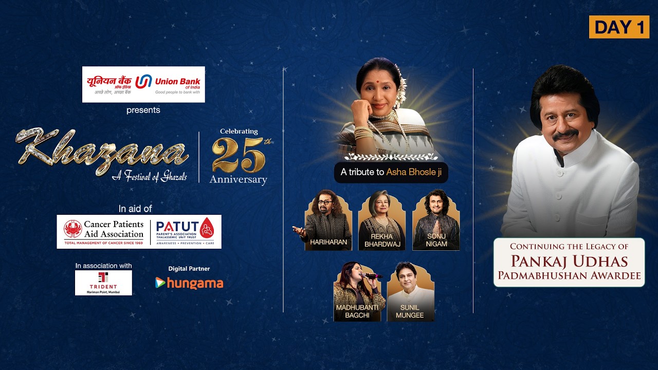 KHAZANA - A Festival Of Ghazals | Tribute To Asha Bhosle | 2026 Day 2 | Javed Ali, Vishal Bharadwaj