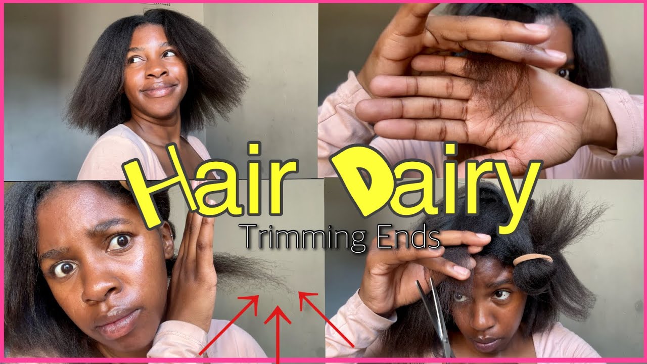 Посмотрите, как я подстригаю волосы (очень плохие концы)