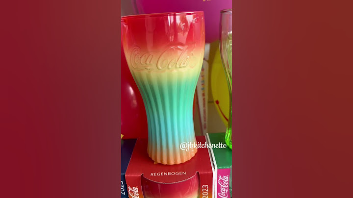 Free Coca Glass at Mcdonalds Germany for every Large menu [Rainbow]only for DoublePack Menu #shorts