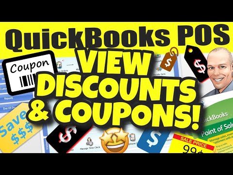 QuickBooks POS: View Discounts & Coupons