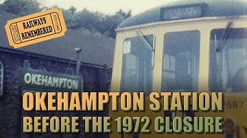 Okehampton Station In Devon: Pre 1972 Closure On Plymouth To Exeter Line