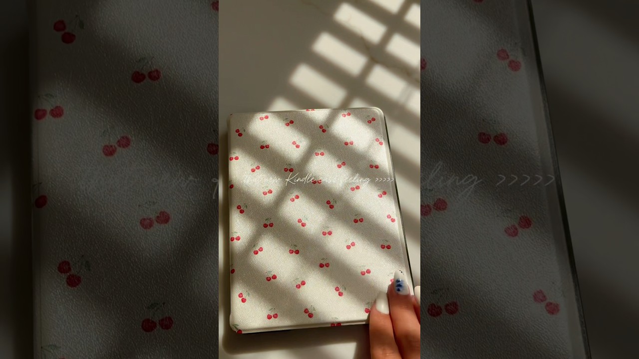 Nothing better than finding the cutest new kindle cases 🍒 