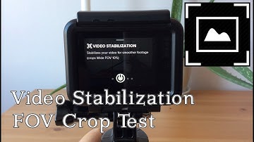 Video Stabilization really crops Wide FOV 10% ? (GoPro Hero 5 Black)