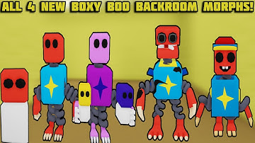 UPDATE - How To Find ALL 4 NEW BACKROOMS MORPHS in Find The Backrooms Morphs