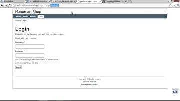 7 การตั้งค่า Config ของ Yii Framework