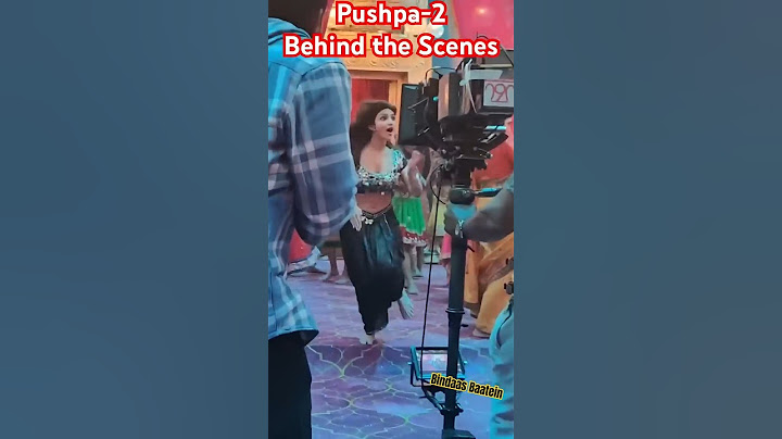 Behind the scenes of Pushpa 2 - Kissik Song Making #sreeleela #pushpa2