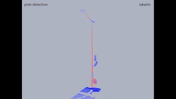 Pole detection in 3D LiDAR pointcloud