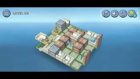 LEVEL 36 - POOLS II | Flow Water Fountain 3D Puzzel | Walkthrough, Gameplay, Zonder Commentaar