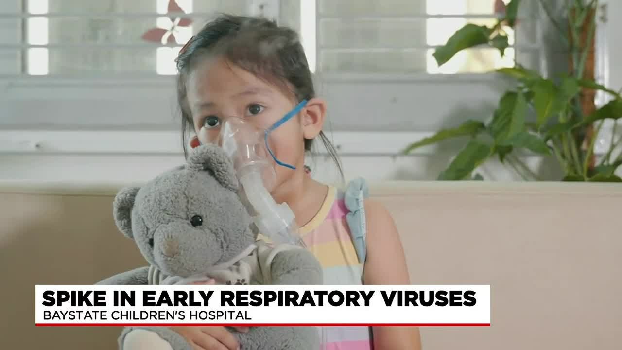 Baystate Children’s seeing spike in early respiratory virus cases - YouTube