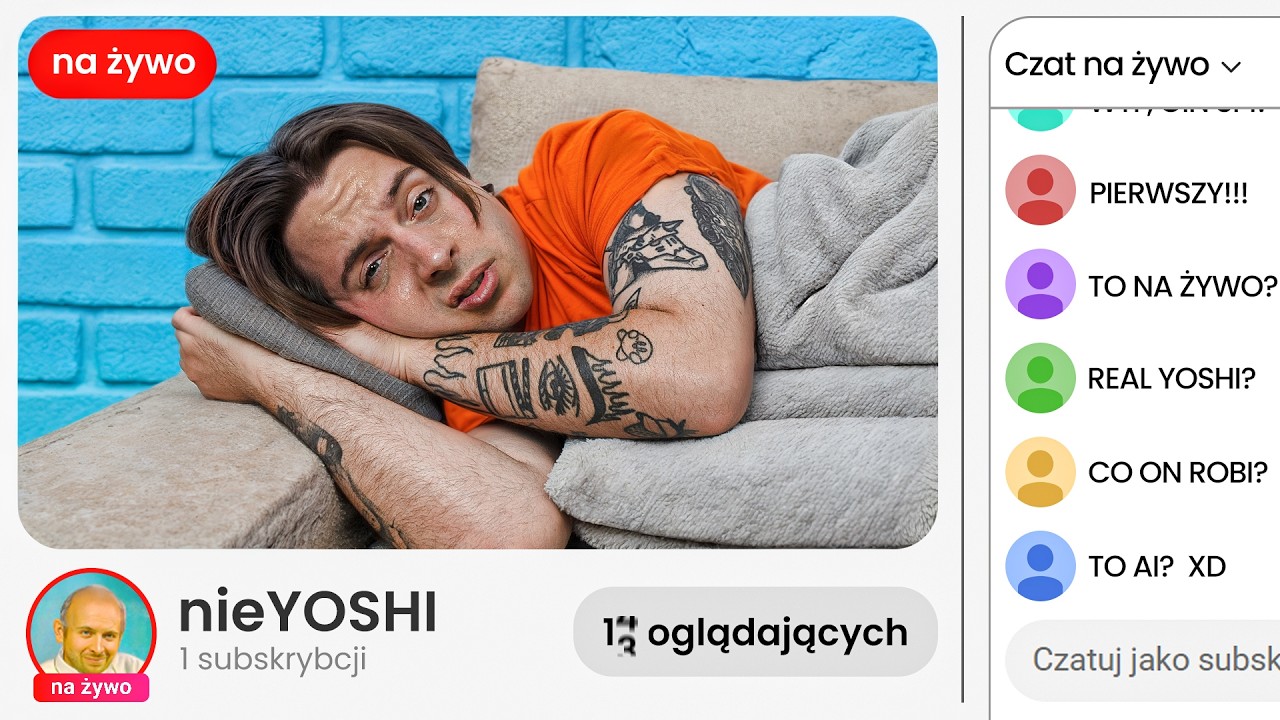 STREAMUJĘ DOPÓKI KTOŚ MNIE NIE ROZPOZNA