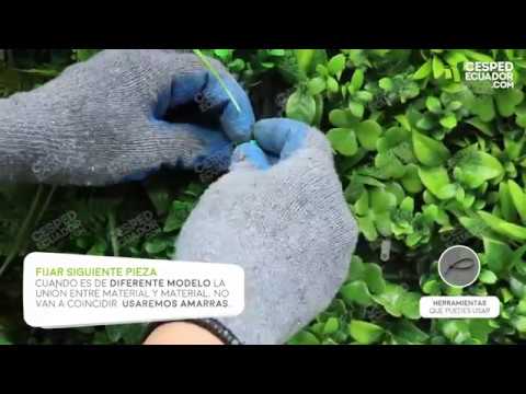 Malla Plastica Para Jardin Vertical Artificial - Sheshu
