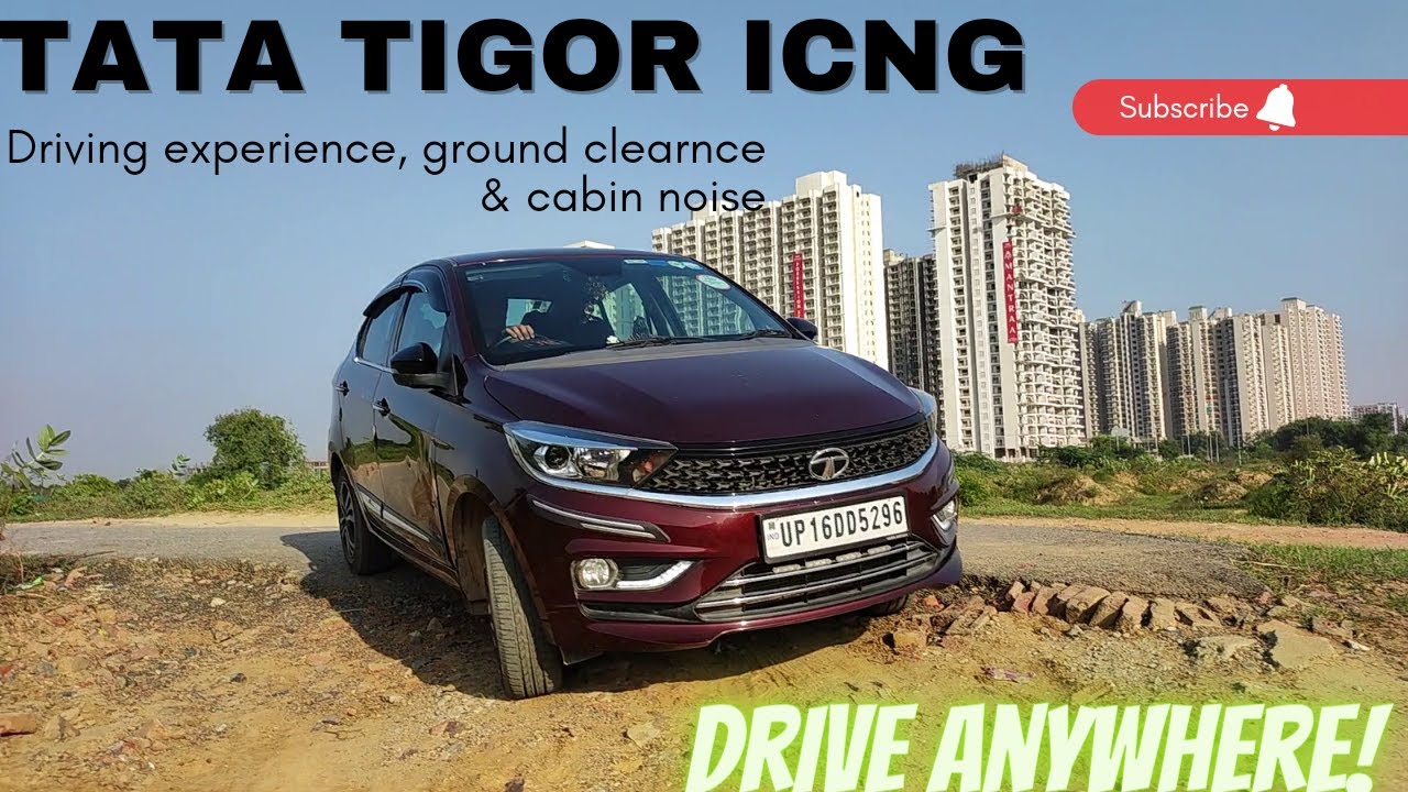 Tata Tigor CNG Driving Experience and Ground Clearance Test Engine