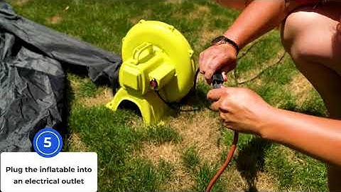 How to setup a 20ft inflatable movie screen