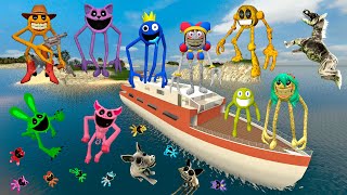💥 EVOLUTION ZOONOMALY MONSTERS FAMILY New Roblox Innyume Smiley's Stylized in Island in Garry's mod