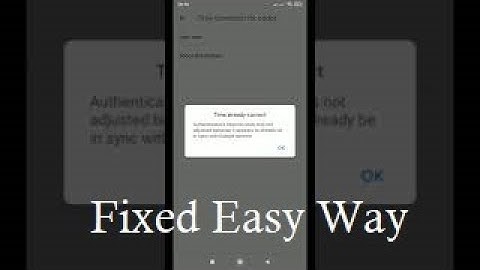 how to fix Google Authenticator Incorrect Code, Wrong Code, Invalid Code