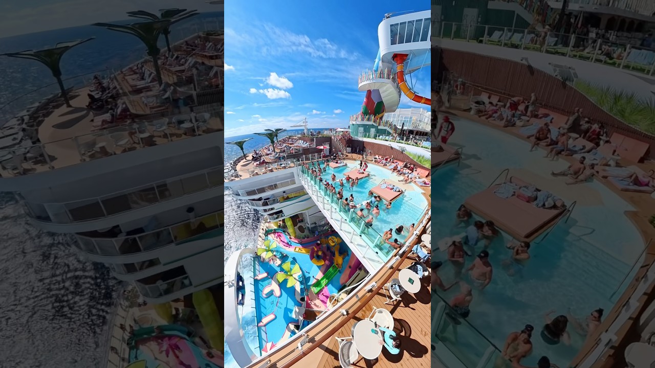 Pool day on Star of the Seas 💦 #staroftheseas #royalcaribbean #cruisetravel