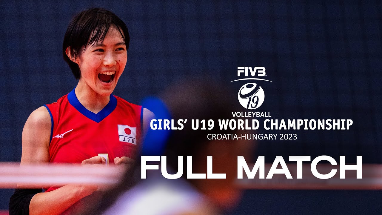 JPN🇯🇵 vs.THA🇹🇭 - Full Match Girls U19 World Championship Quarter Final