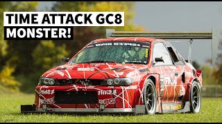 700hp 2.7l Big Bore Subaru GC8 Time Attack Car Machine