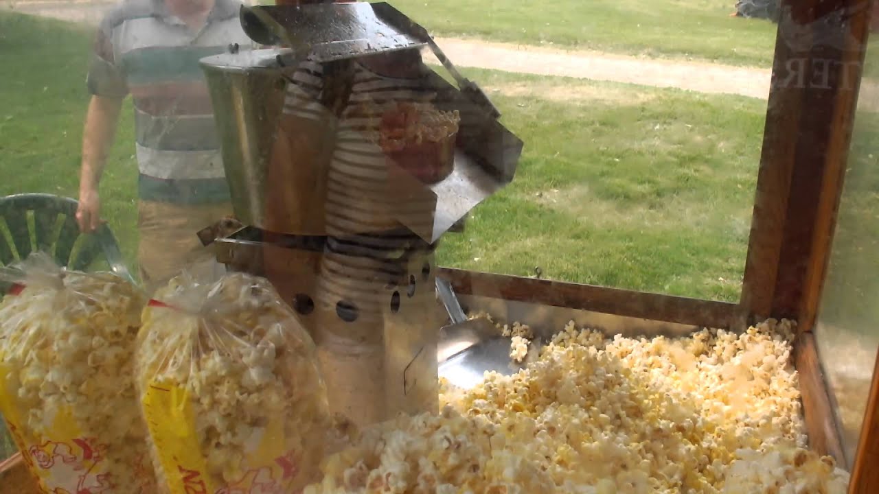 Steam Powered Popcorn Machine YouTube