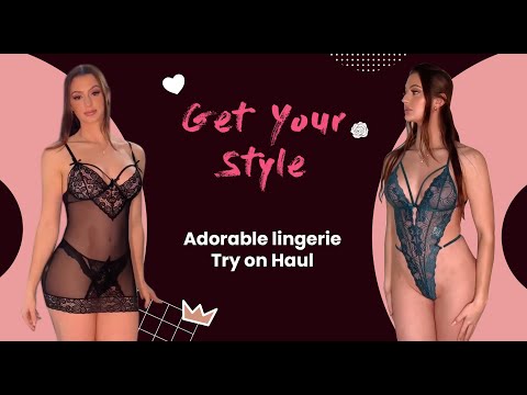 Adorable lingerie Try on Haul  | Avidlove ft. jakarabella