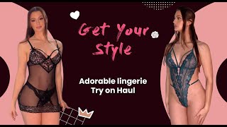 Adorable lingerie Try on Haul  | Avidlove ft. jakarabella