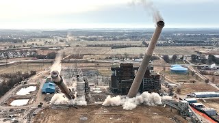 Elmer Smith Station Chimneys – Controlled Demolition, Inc.