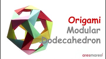 Origami Dodecahedron (easy - modular)